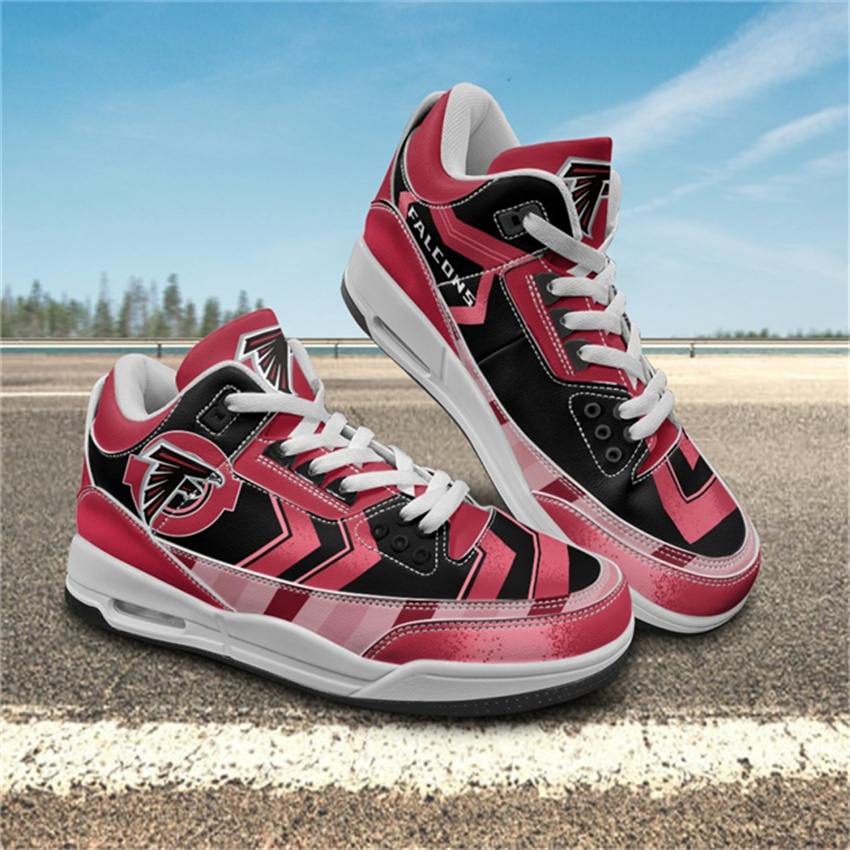 Women's Atlanta Falcons Air Jordan 3 Sneakers/Shoes 001